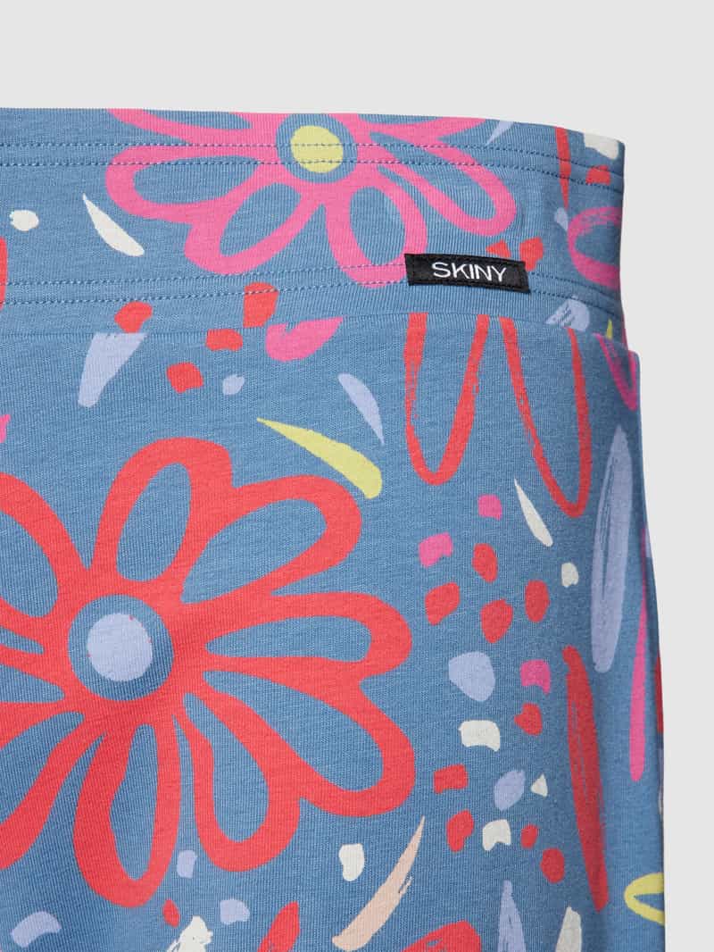 SKINY Slim fit pyjamabroek met all-over bloemenprint