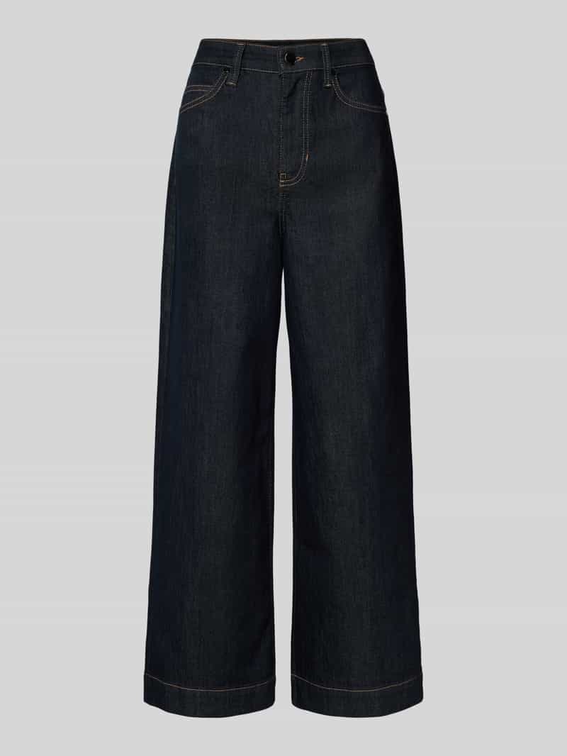 s.Oliver BLACK LABEL High waist jeans van katoenmix