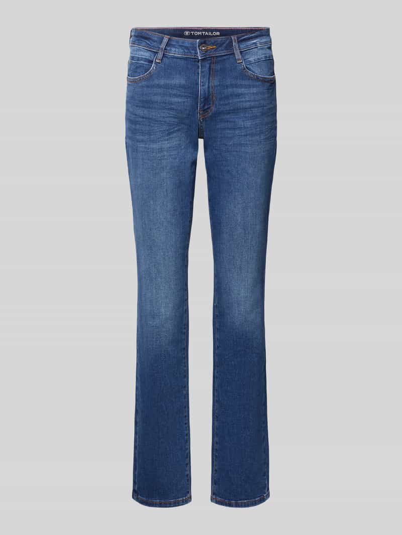 Tom Tailor Straight fit jeans van katoenmix model 'LIVA STRAIGHT'