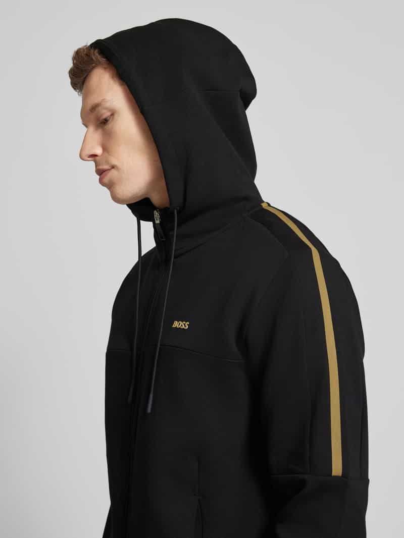 BOSS Green Sweatjack met steekzakken model 'Saggynos'