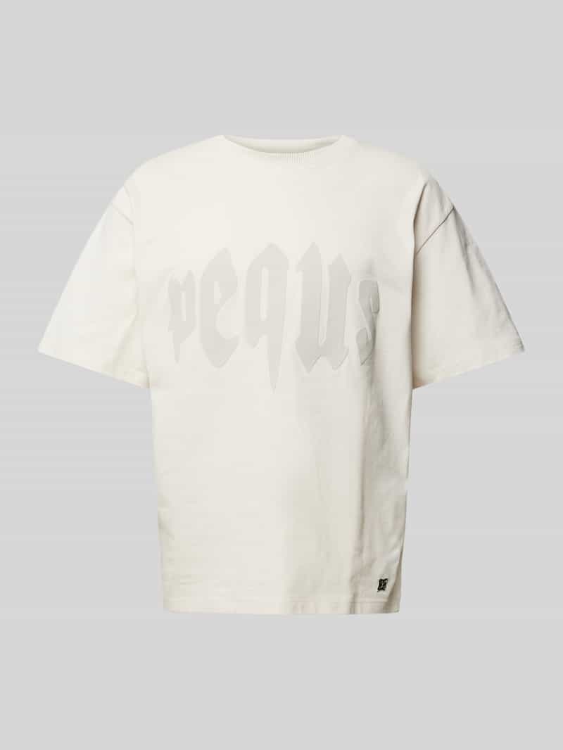 PEQUS T-shirt met extra brede schouders, model 'Mythic'