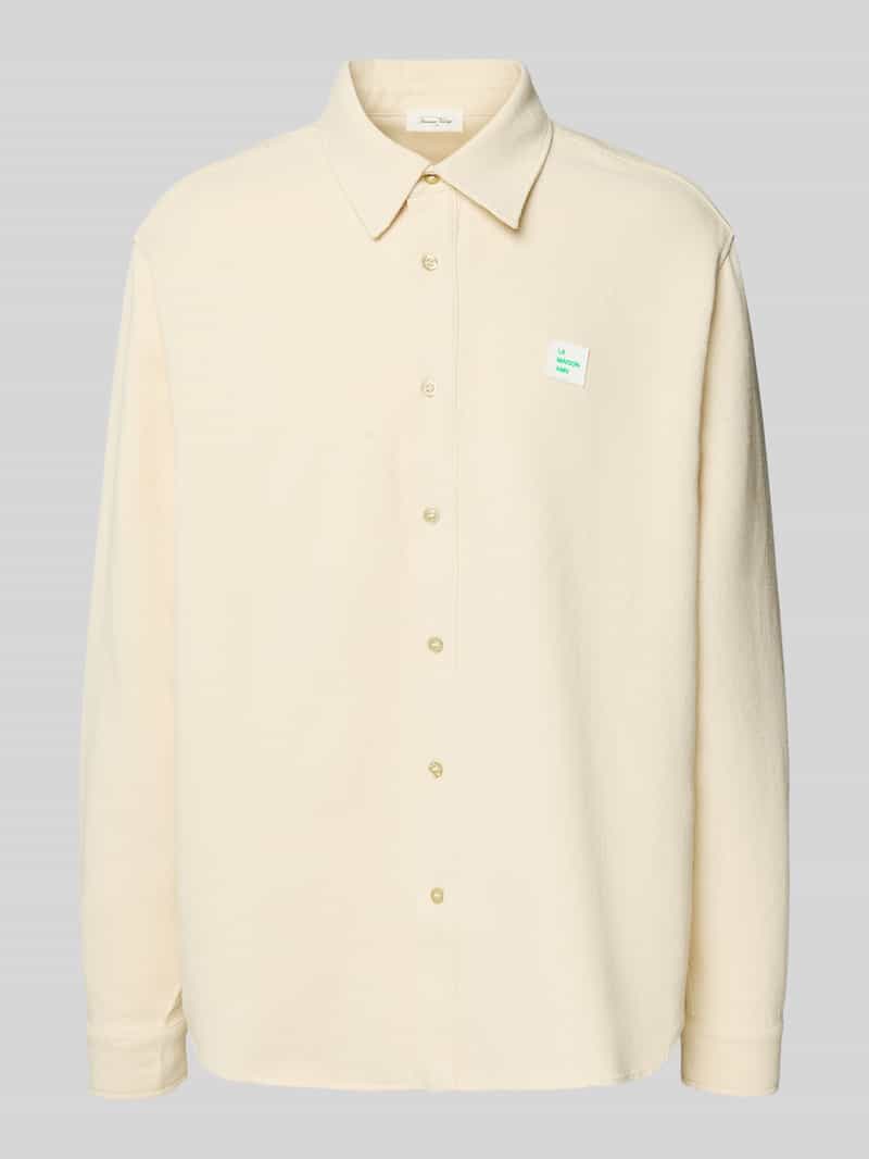 American vintage Regular fit vrijetijdsoverhemd met labelpatch model 'AFAZ'