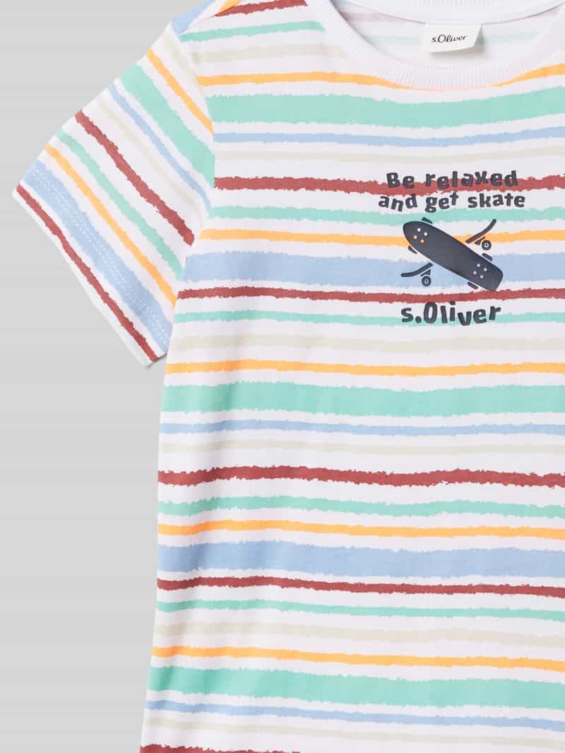 s.Oliver RED LABEL Regular fit T-shirt van puur katoen