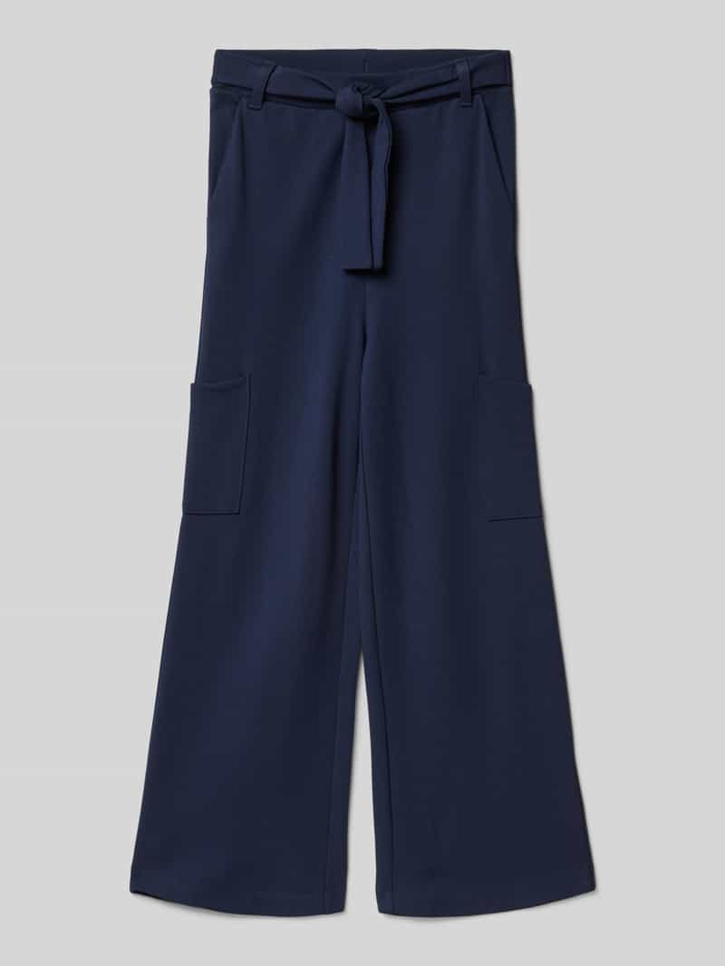 s.Oliver RED LABEL Loose fit wijde broek van viscosemix