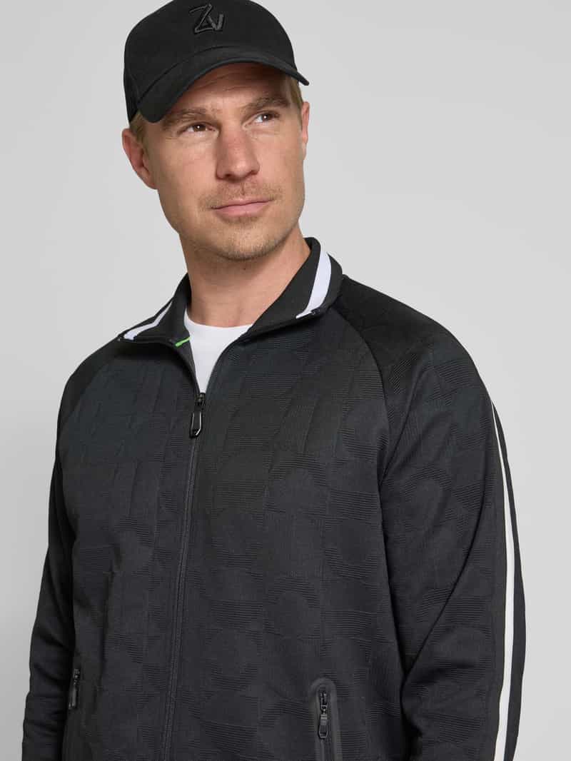 BOSS Green Sweatjack met ritszakken model 'Skarley'