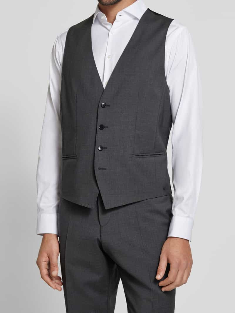 Boss Gilet met knoopsluiting