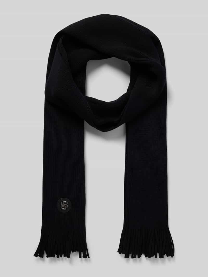 Boss Sjaal van pure scheerwol model 'ALBAS_BADGE'