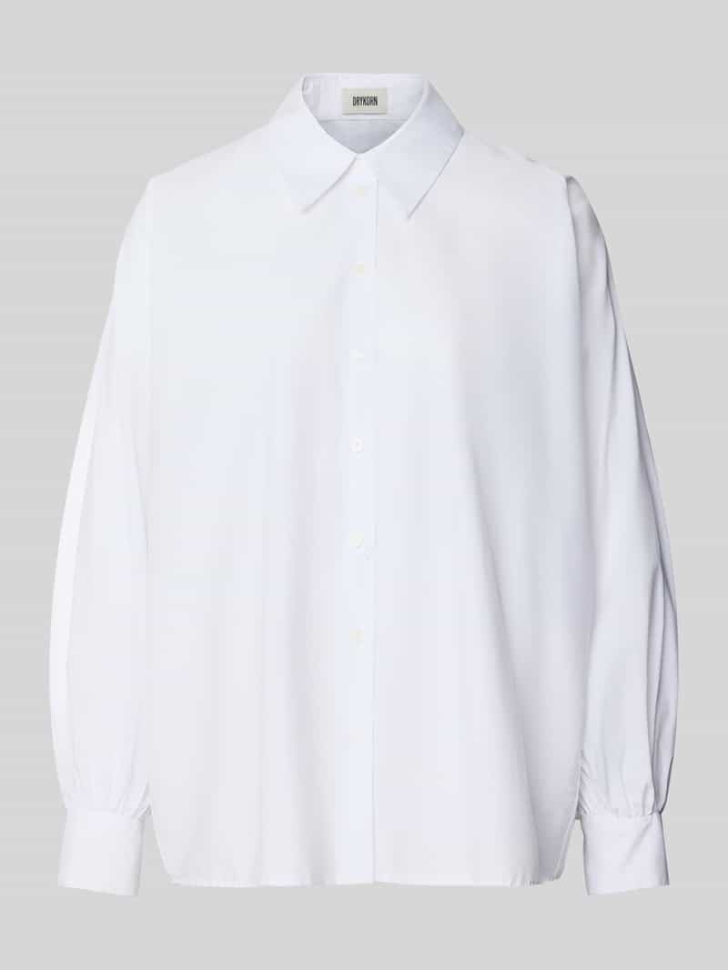 drykorn Relaxed fit blouse met knoopsluiting model 'MOYALA'