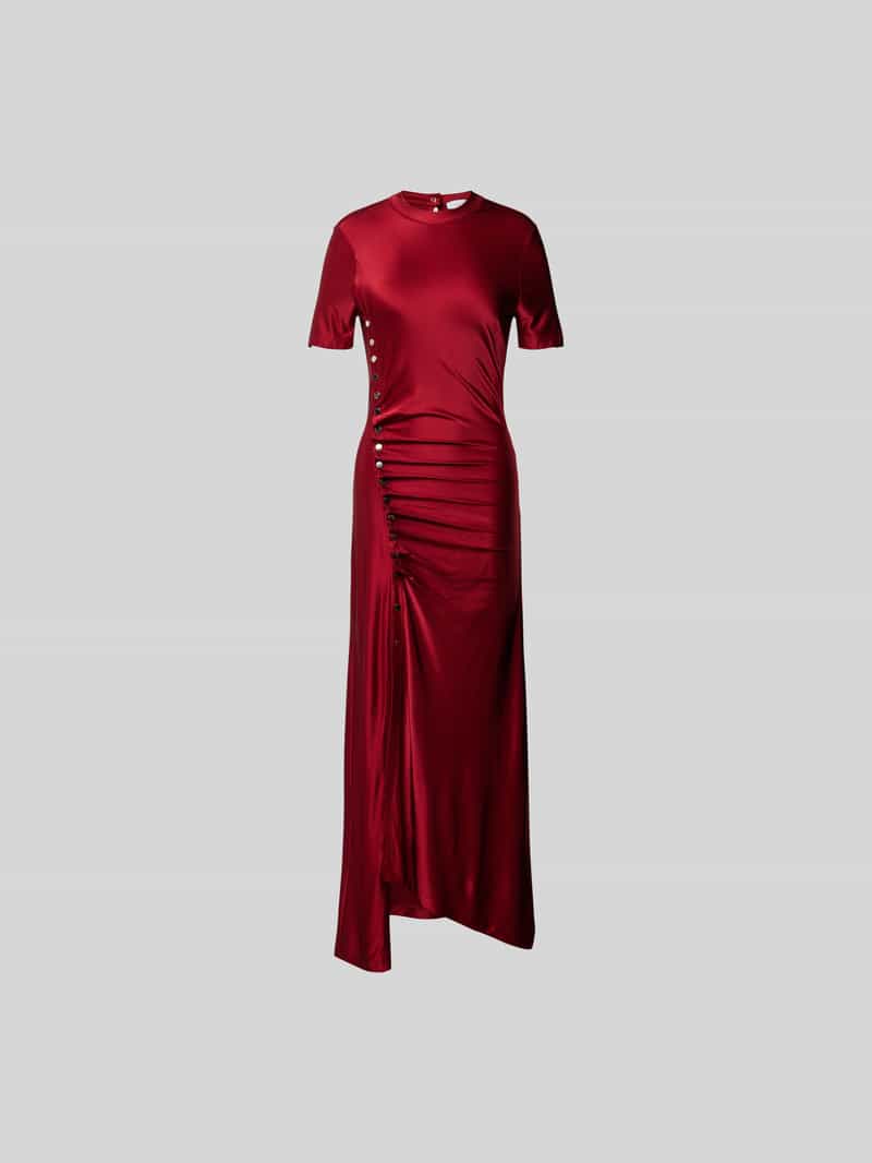 Maxi-jurk met plooien