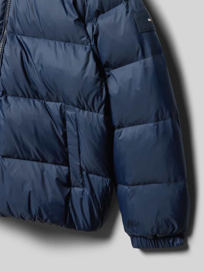 Tommy Hilfiger Kids Regular fit donsjack met doorgestikte naden