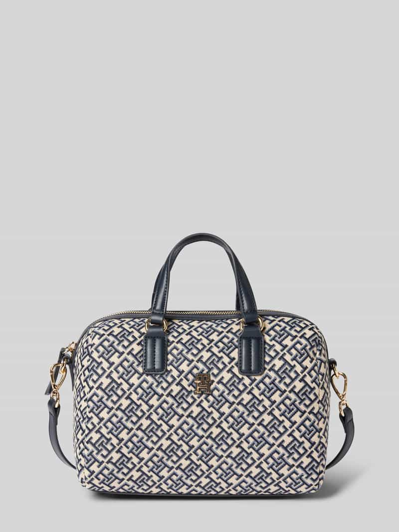 Tommy Hilfiger Tas met hengsel en monogram-jacquard