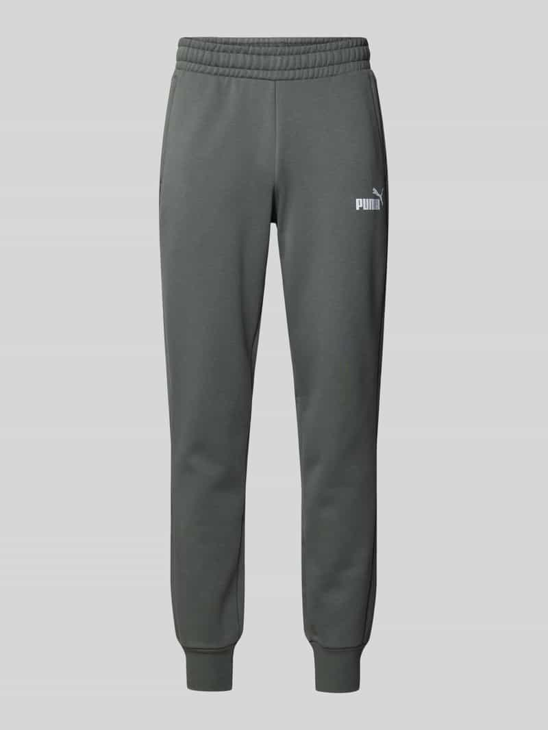 PUMA PERFORMANCE Regular fit sweatpants met labelprint