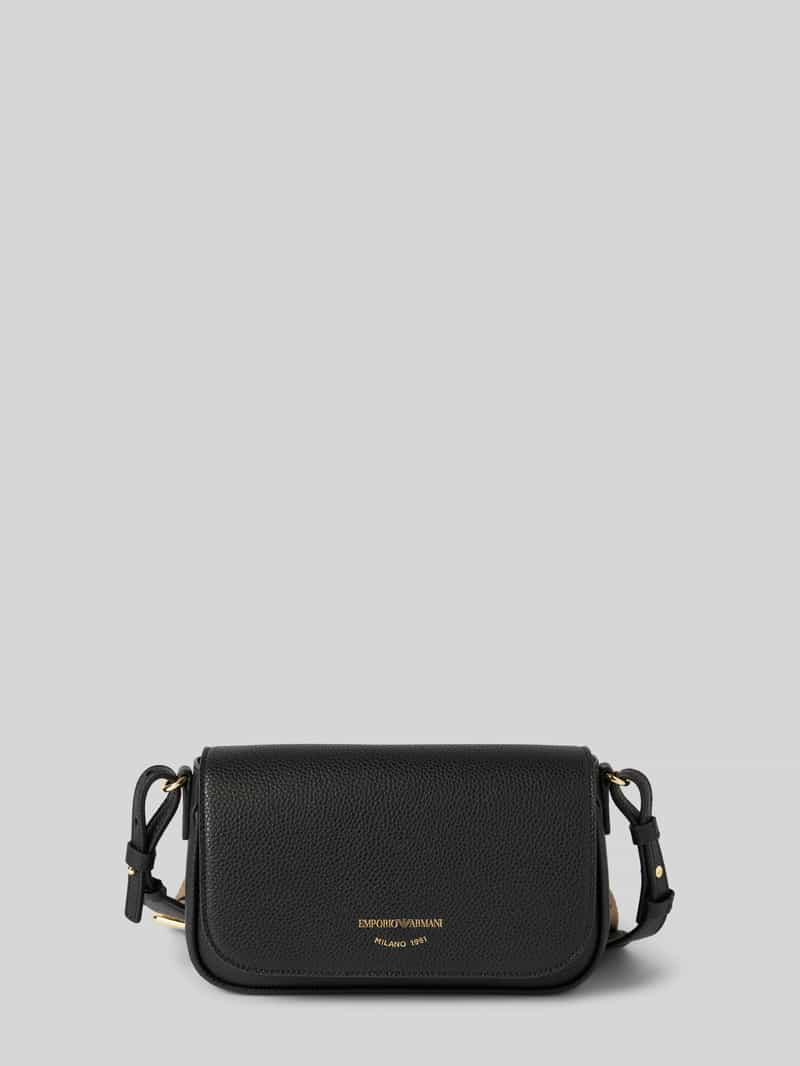 Emporio Armani Schoudertas met labelprint model 'LILLY'