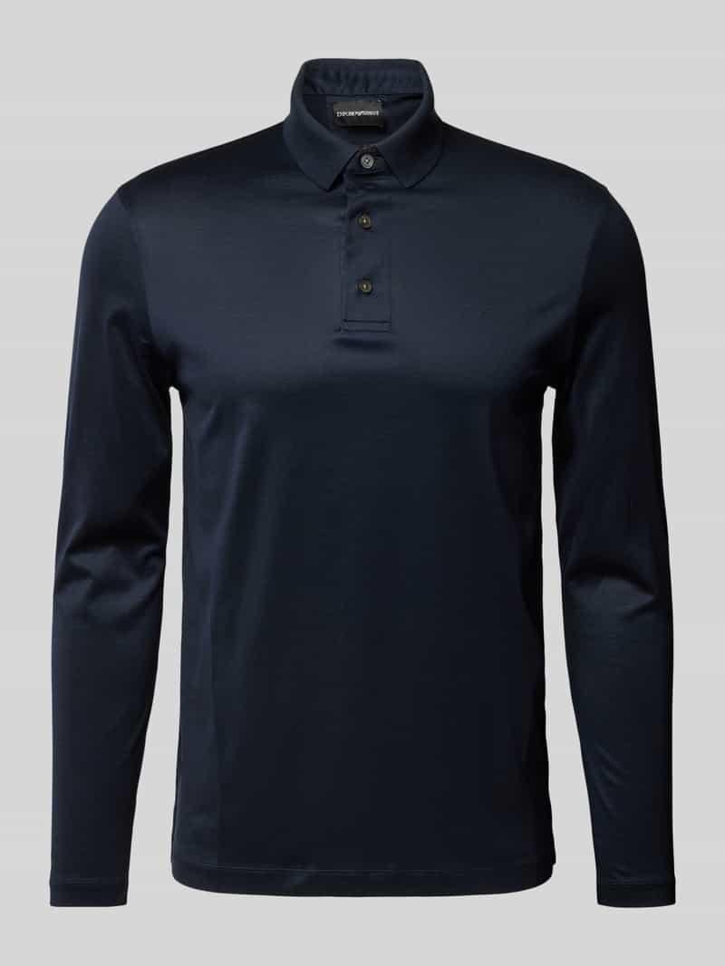 Emporio Armani Poloshirt met extra brede schouders