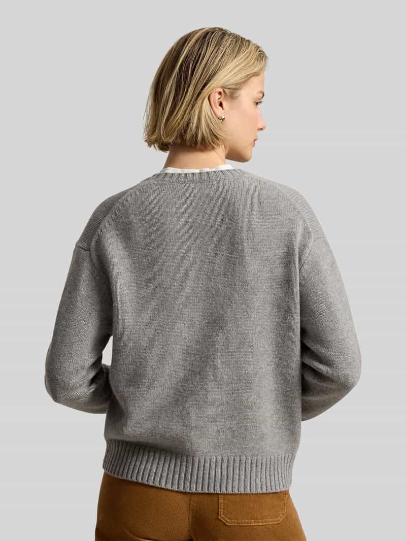 Polo Ralph Lauren Regular fit pullover van mix van wol en kasjmier met Polo-Bear-motief