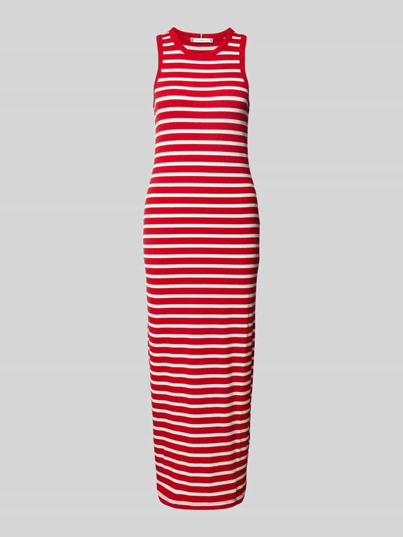 Tommy Hilfiger Slim fit maxi-jurk zonder mouwen