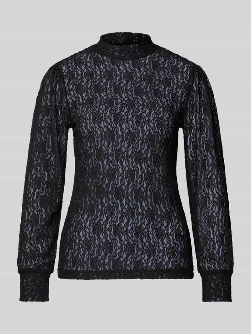 Christian Berg Woman Blouse in semi-transparant design