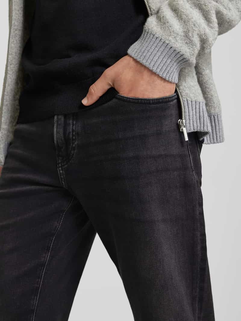 Boss Orange Regular fit jeans met labelpatch model 'ONYX'