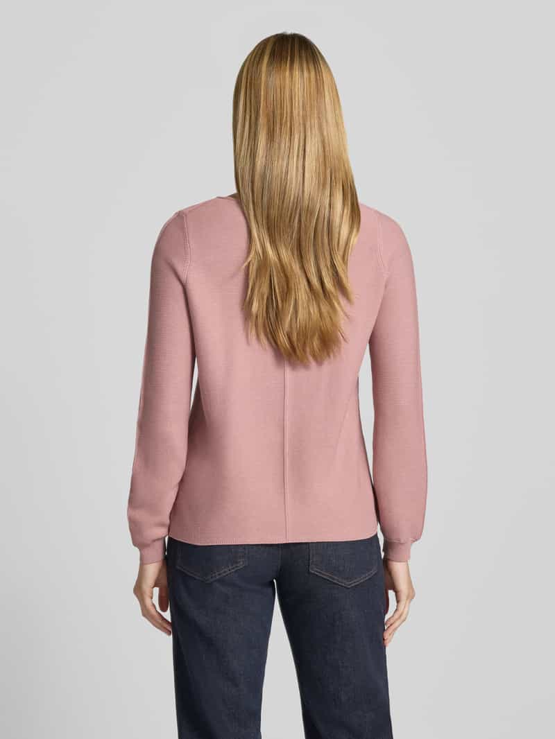 Christian Berg Woman Pullover van pure katoen in tricotlook