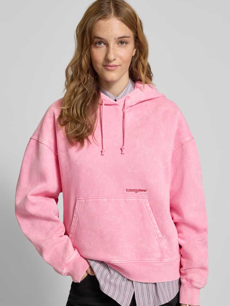 Tommy Jeans Regular fit hoodie van katoenmix