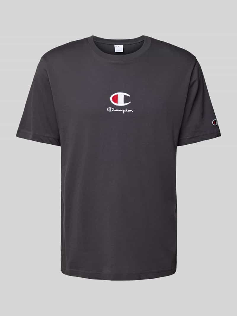 Champion T-shirt met labelstitching