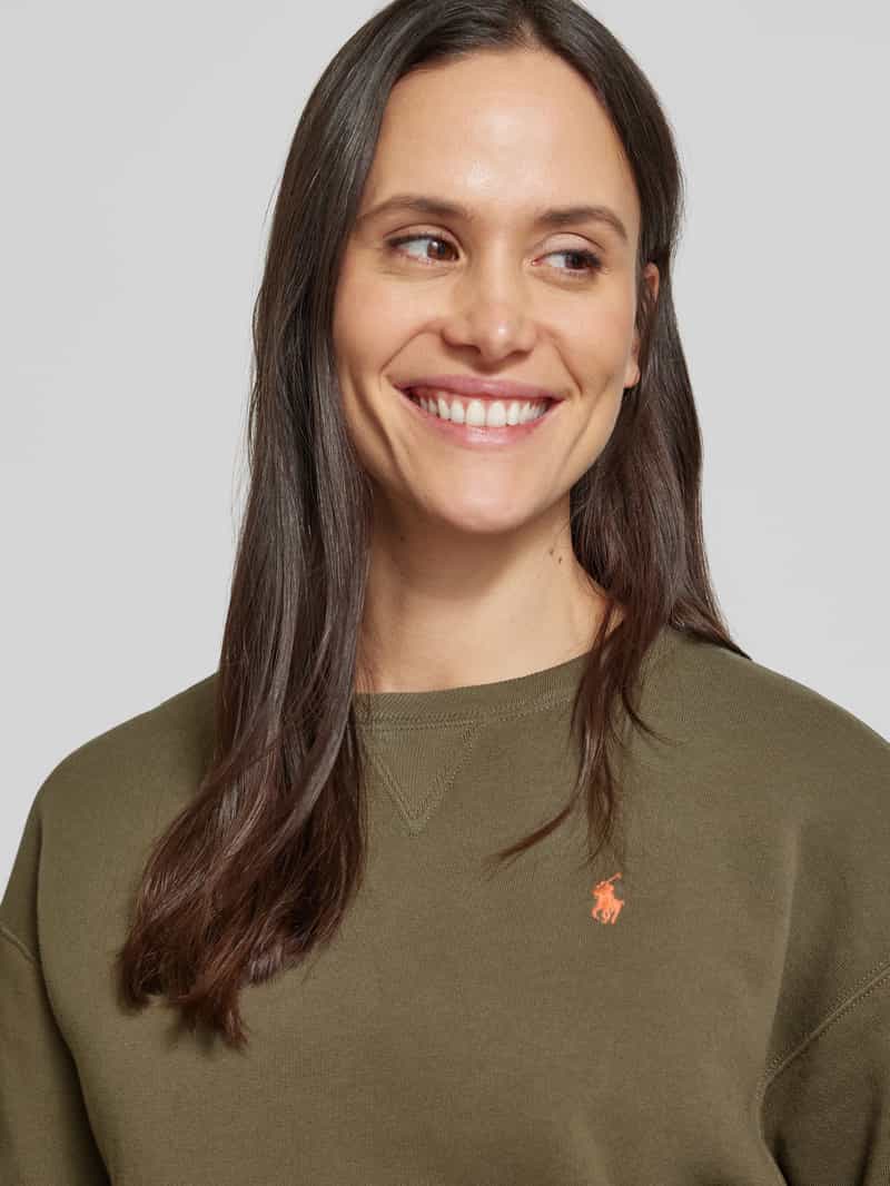 Polo Ralph Lauren Oversized sweatshirt met labelstitching