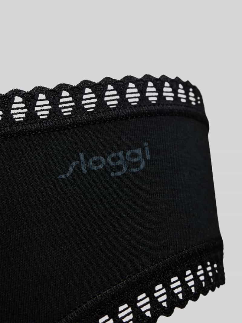 Sloggi Slip met kant in een set van 3 stuks model 'GO'