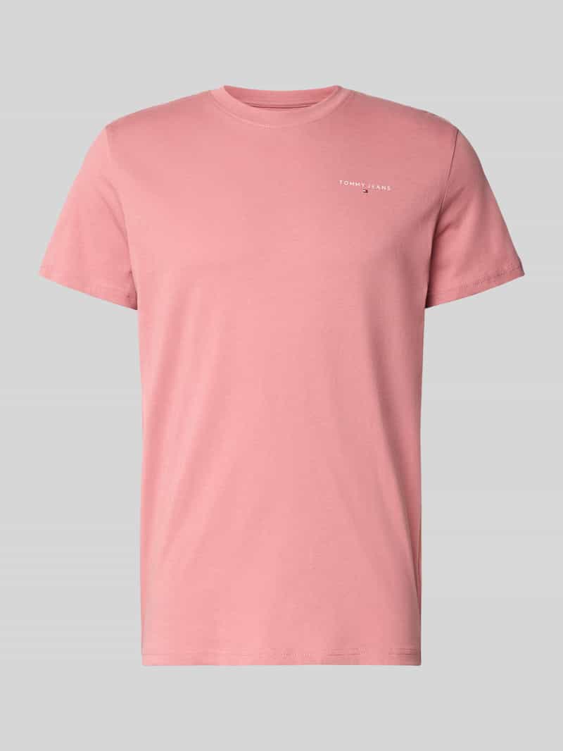 Tommy Jeans Slim fit T-shirt van puur katoen