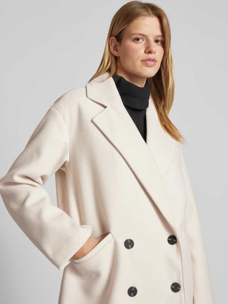 Only Oversized lange jas met reverskraag model 'BLAKE'