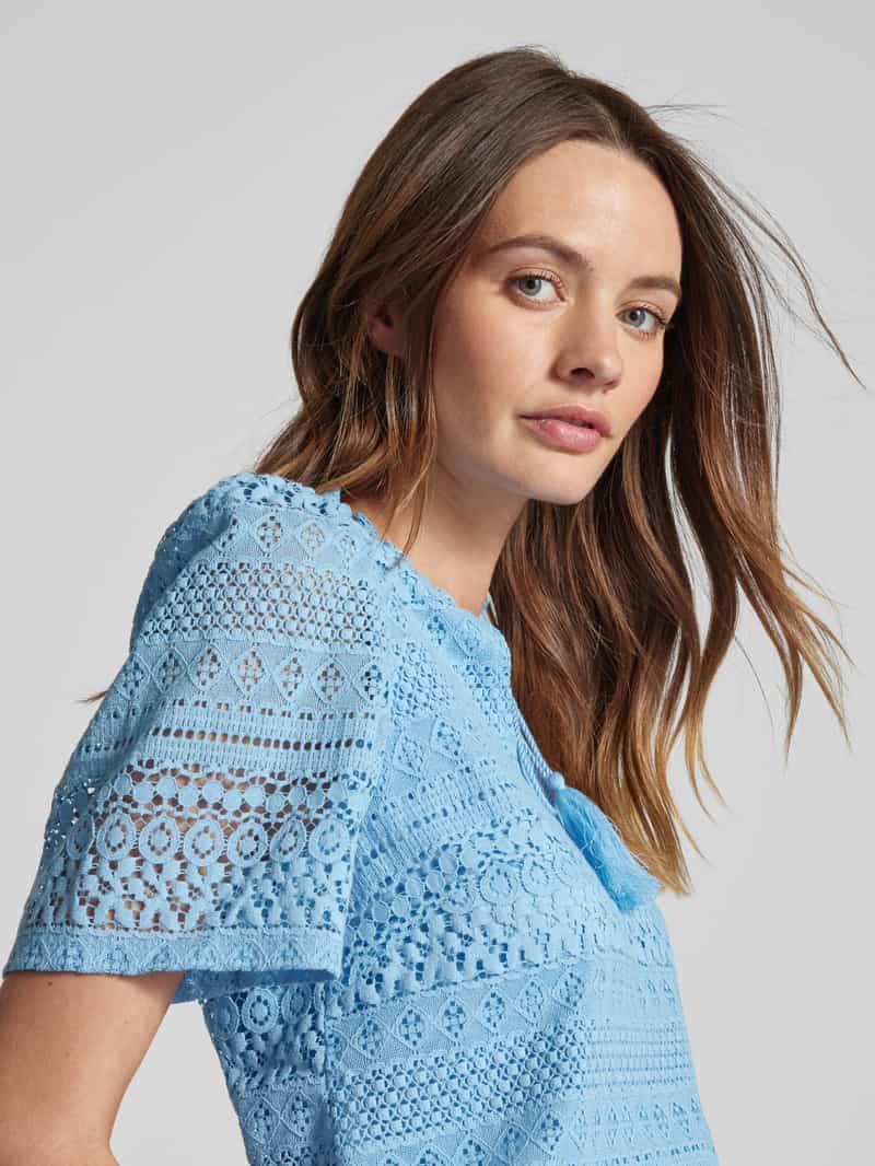Vero Moda T-shirt met ajourpatroon model 'HONEY'