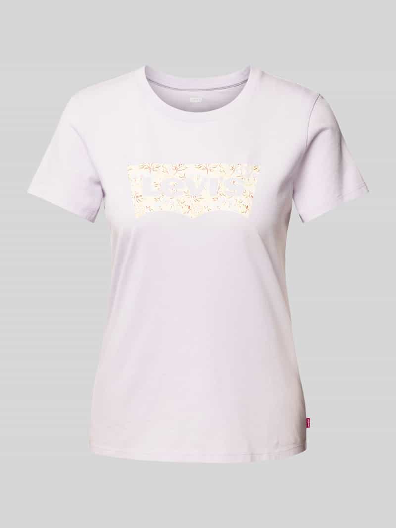 Levi's T-shirt met labelprint