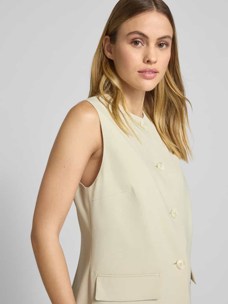 Jake*s Collection Gilet met ronde hals