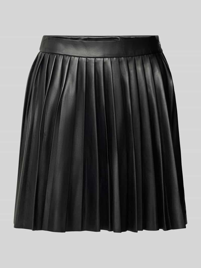 Vero Moda Minirok in leerlook, model 'NAOMIELLY'