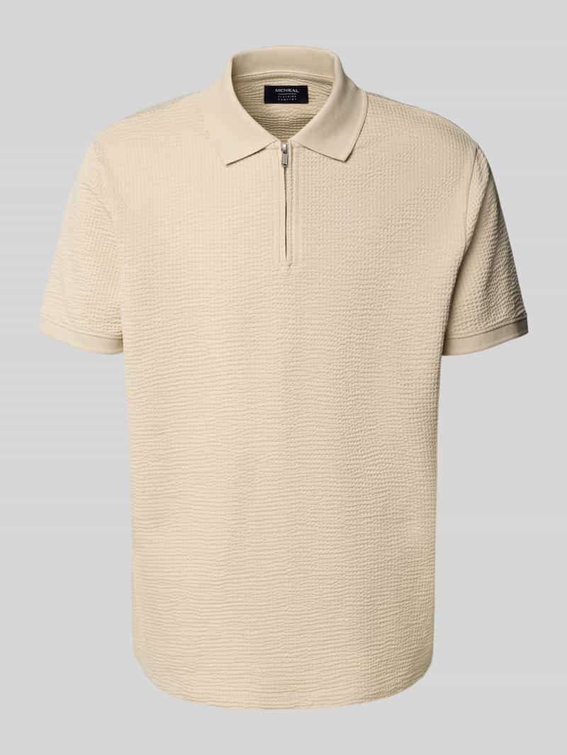 MCNEAL Poloshirt met korte ritssluiting