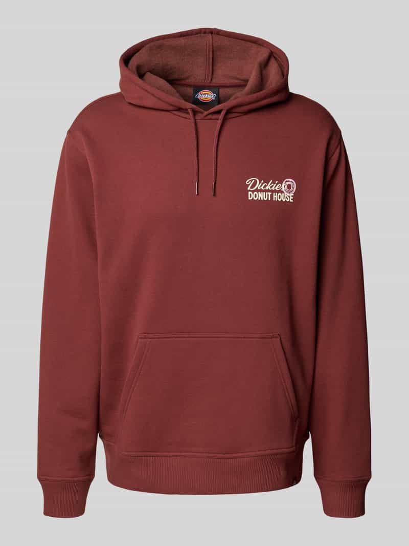 Dickies Hoodie met labelprint model 'DONUT HOUSE'