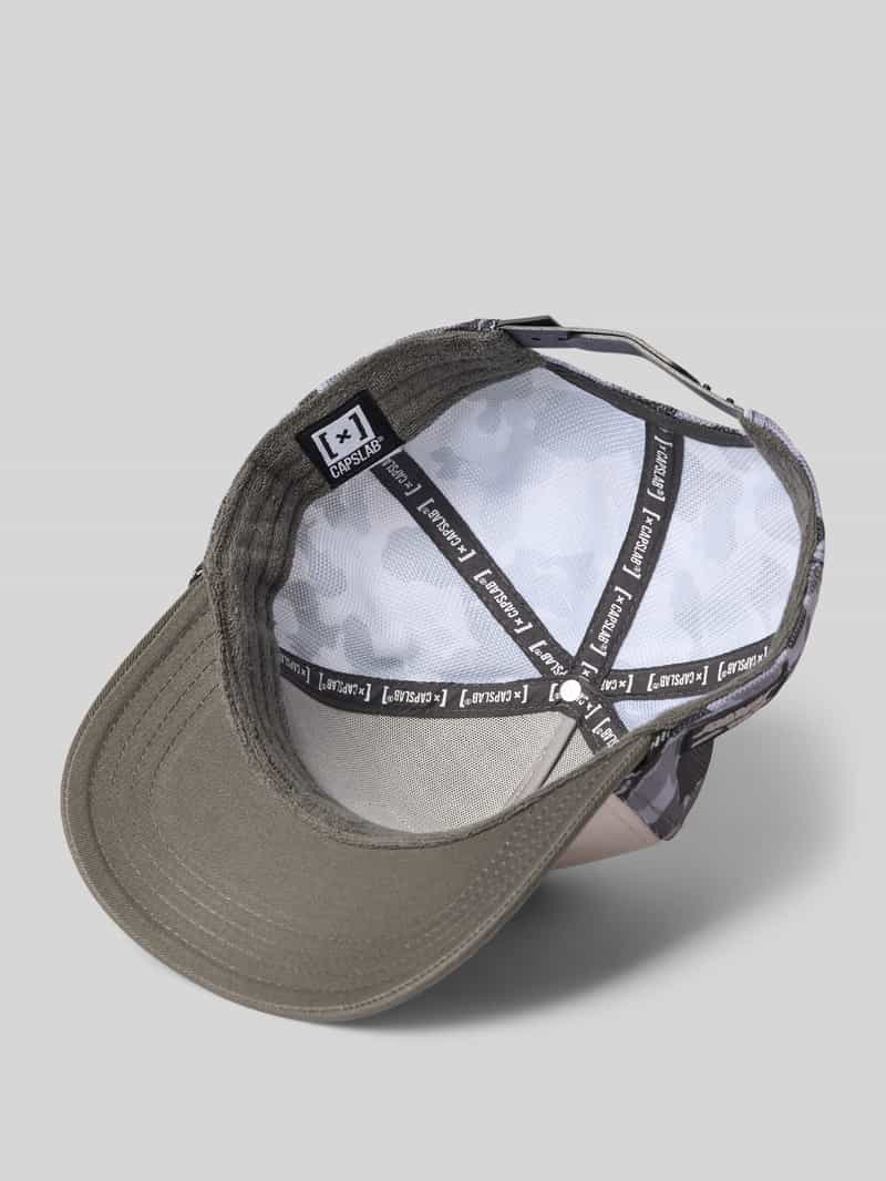Capslab Baseballpet met motiefstitching