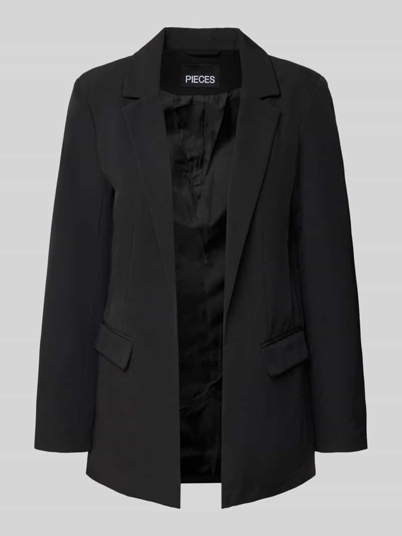 loose fit longblazer met coupenaden model 'BOZZY'