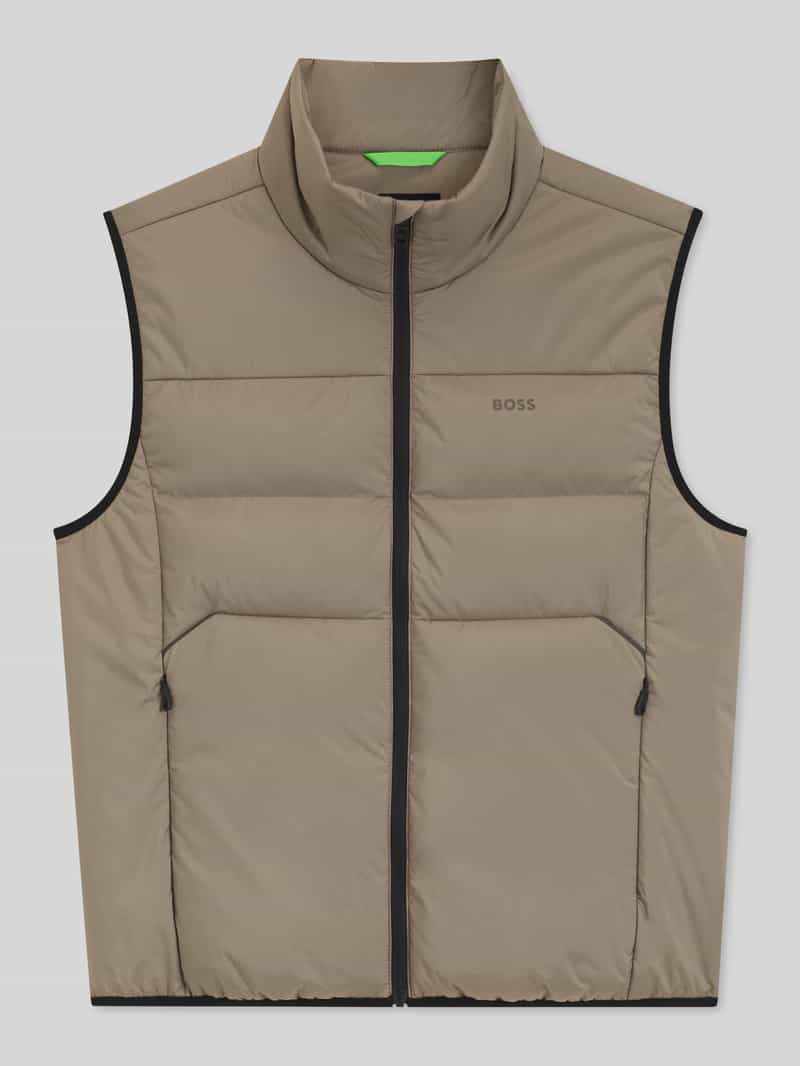 BOSS Green Regular fit bodywarmer met opstaande kraag model 'OW_Urbanex'
