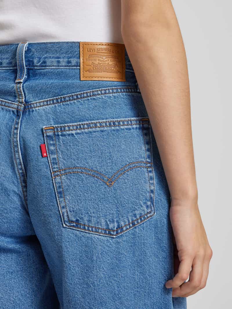 Levi's Korte baggy fit jeans met knoopsluiting
