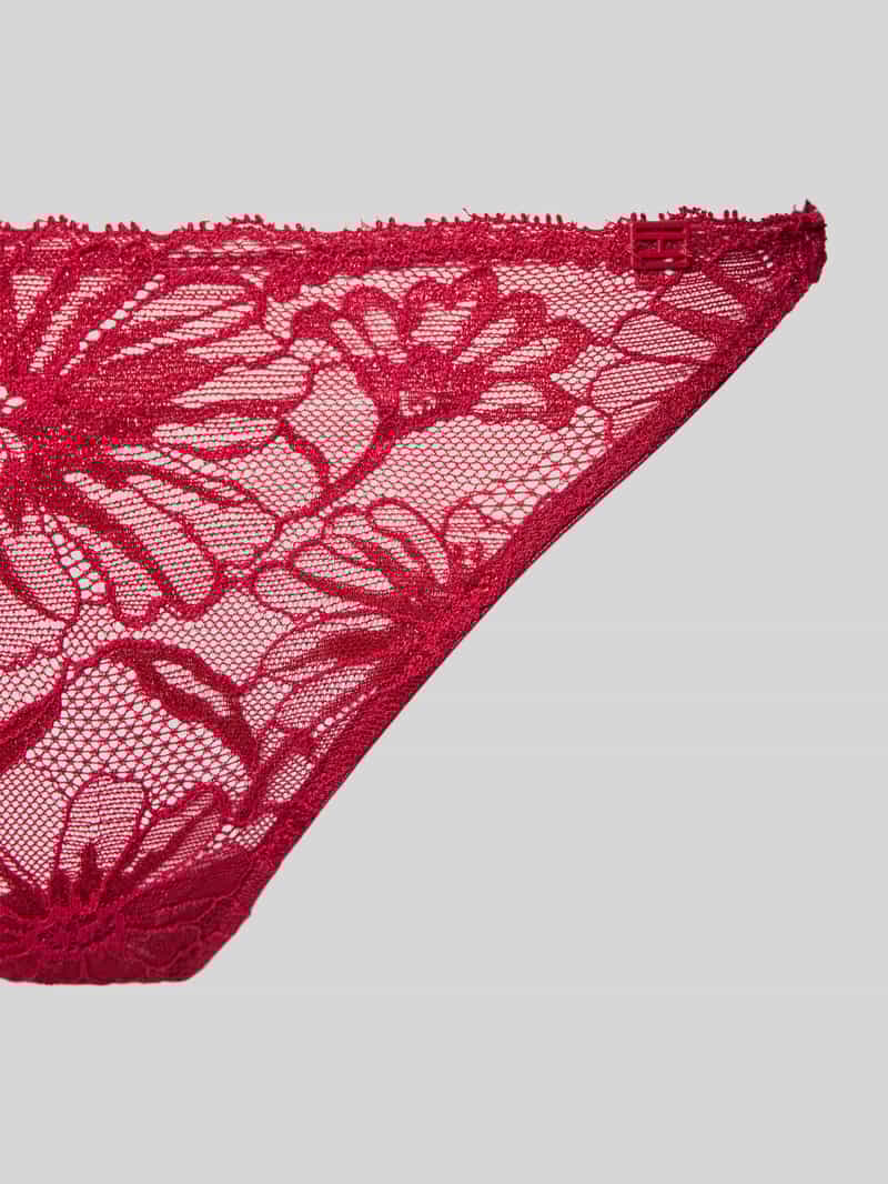 Tommy Hilfiger String met semi-transparant kantmotief