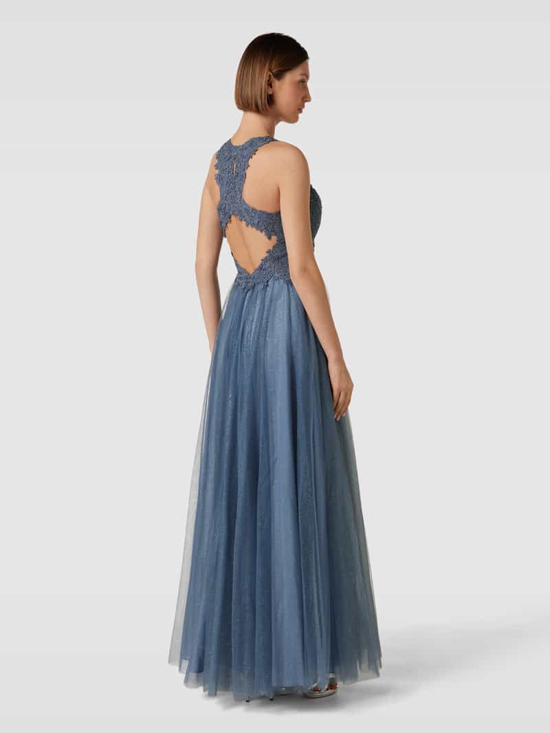 Avondjurk met halter Mascara