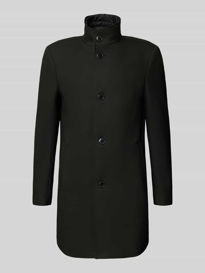 Boss Slim fit lange jas met structuurmotief model 'HYDE'