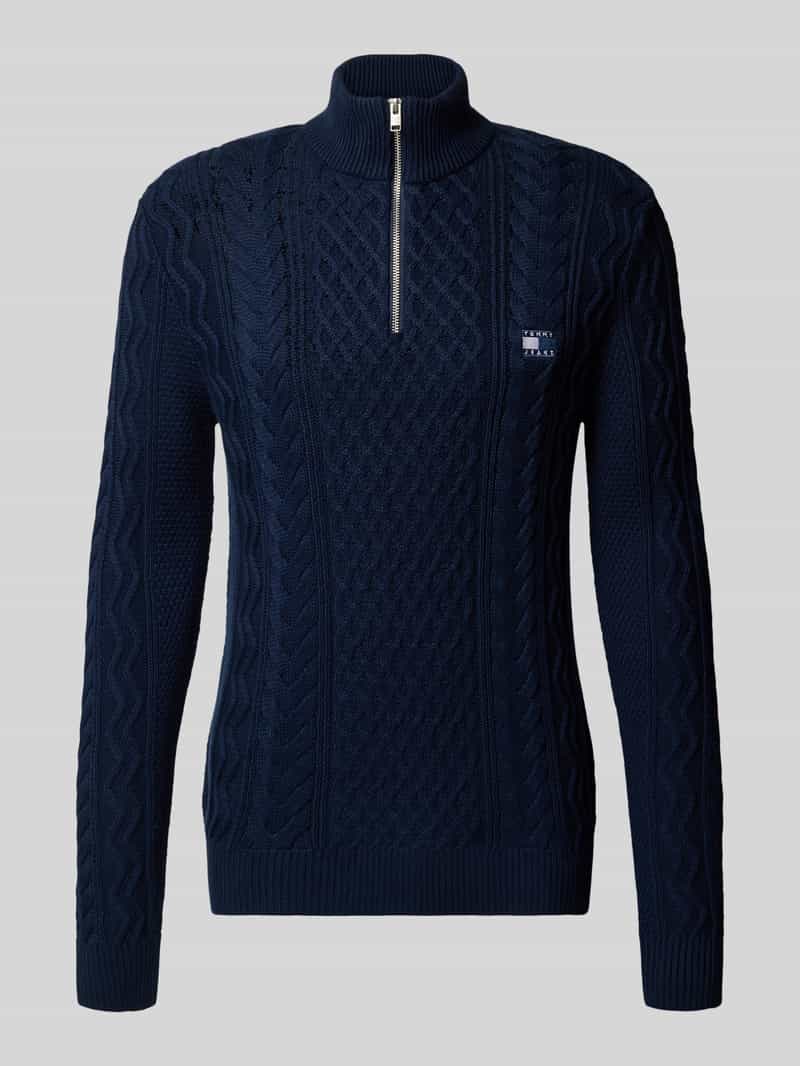 Tommy Jeans Regular fit gebreide pullover van zuiver katoen