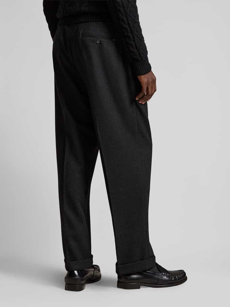 Polo Ralph Lauren Bandplooibroek van wol met bandplooi