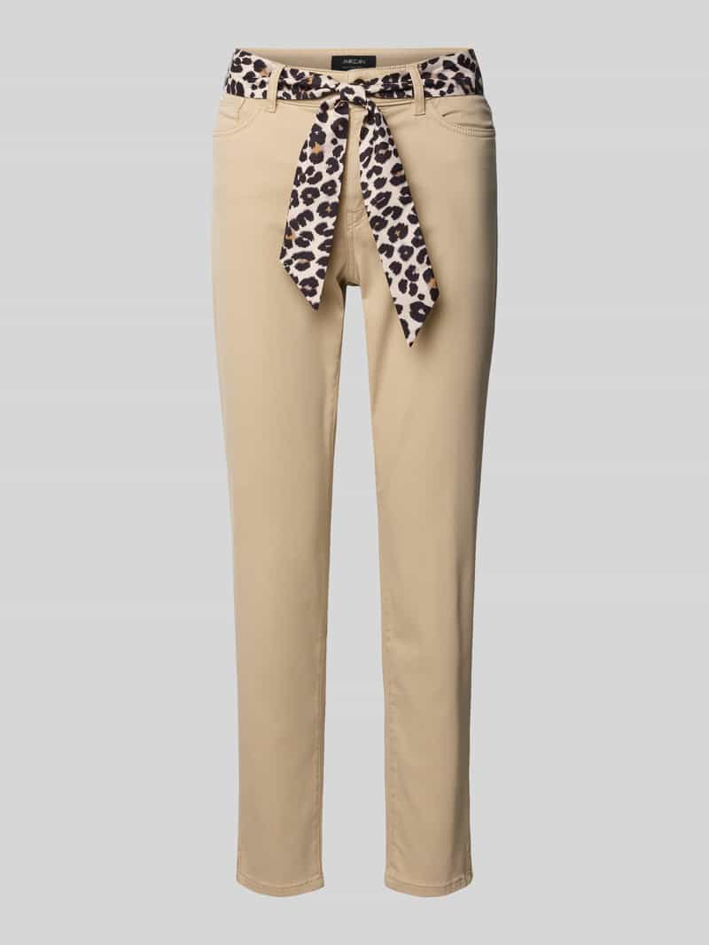 Marc Cain Stoffen broek met 5-pocketmodel