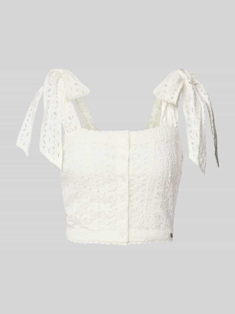 Pepe Jeans Regular fit blousetop van puur katoen