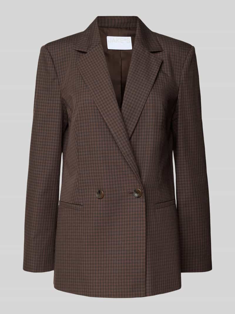 Jake*s Collection Regular fit blazer met reverskraag