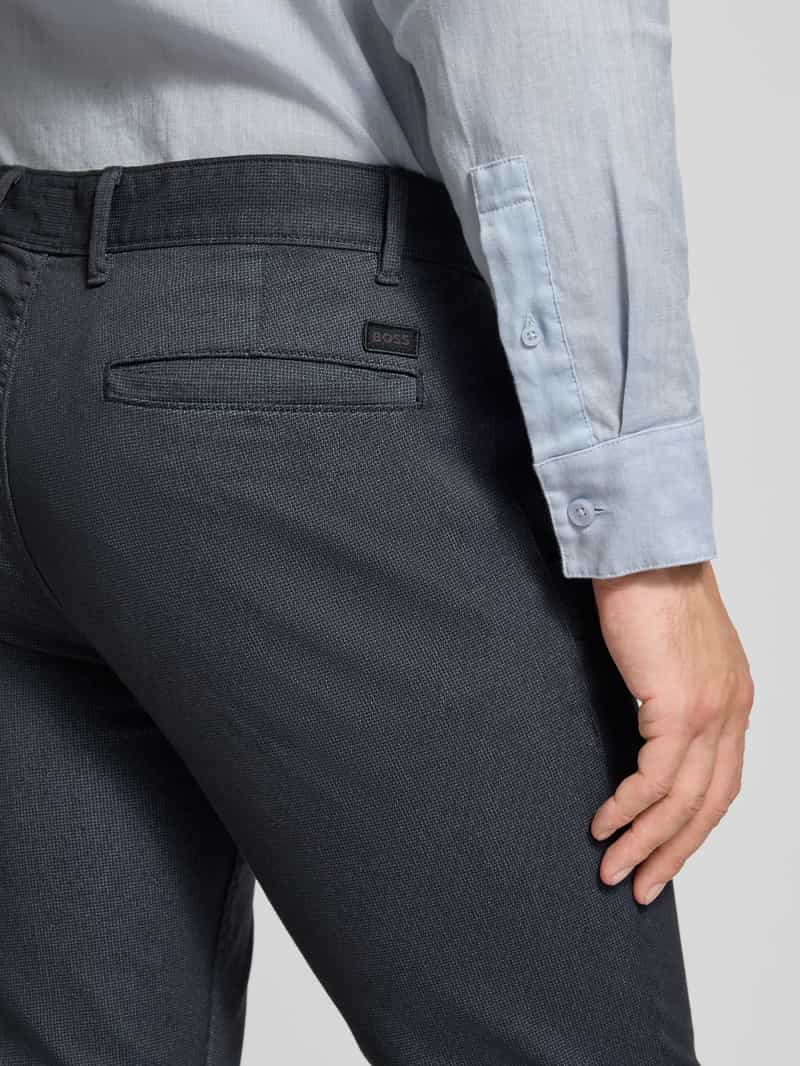 Boss Orange Slim fit chino van katoenmix