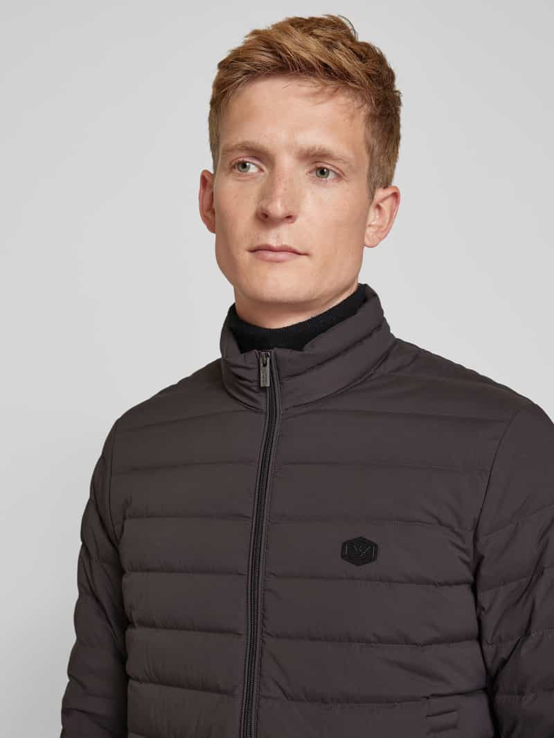 Emporio Armani Gewatteerd jack met labelpatch