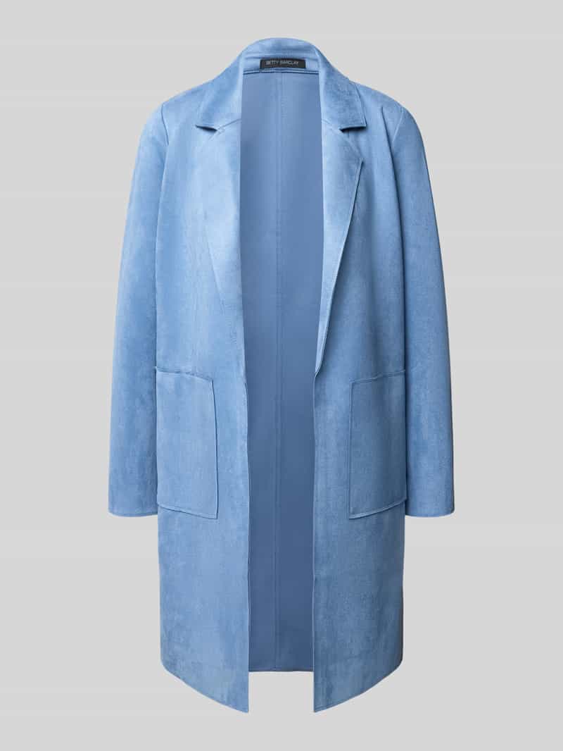 Regular fit lange blazer met opgestikte zakken model 'LT AUGUST'